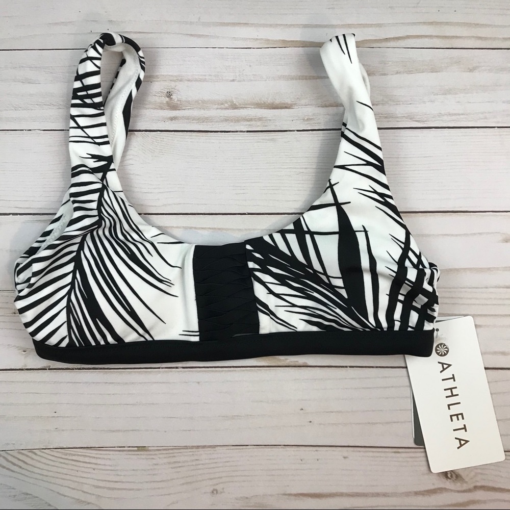 Athleta Palm Bikini Swim Top XXS